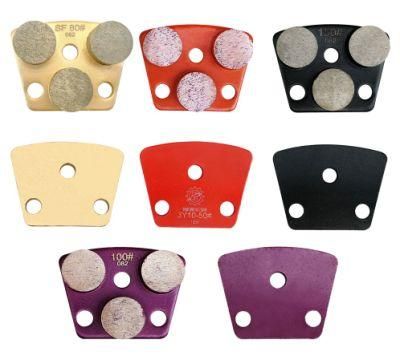 Trapezoid Diamond Concrete Grinding Disc Pad for Concrete Grinder