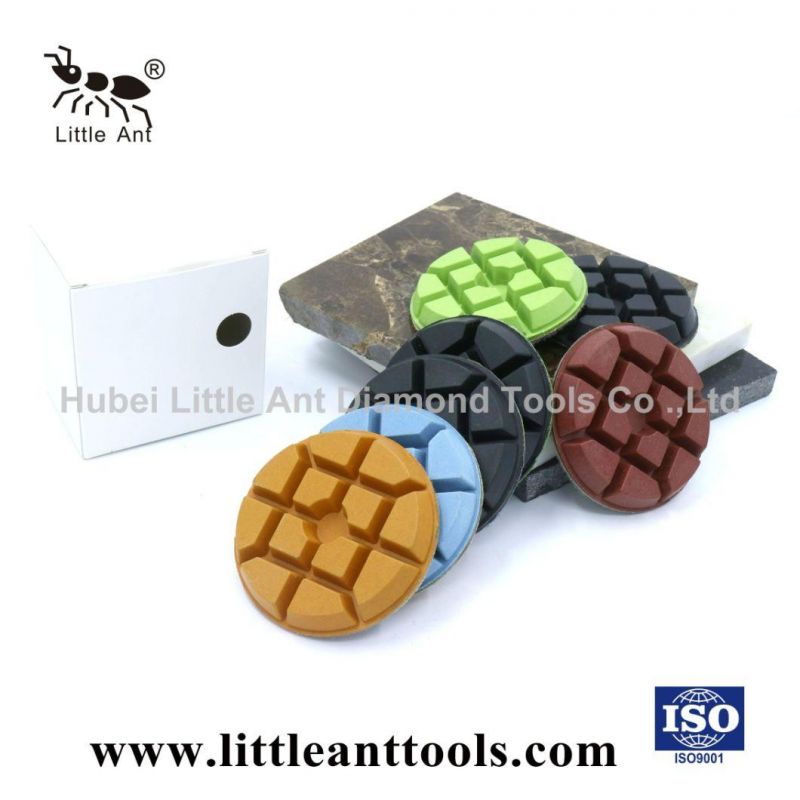 100mm Squre Resin Floor Diamond Polishing Pad Used for Terrazzo