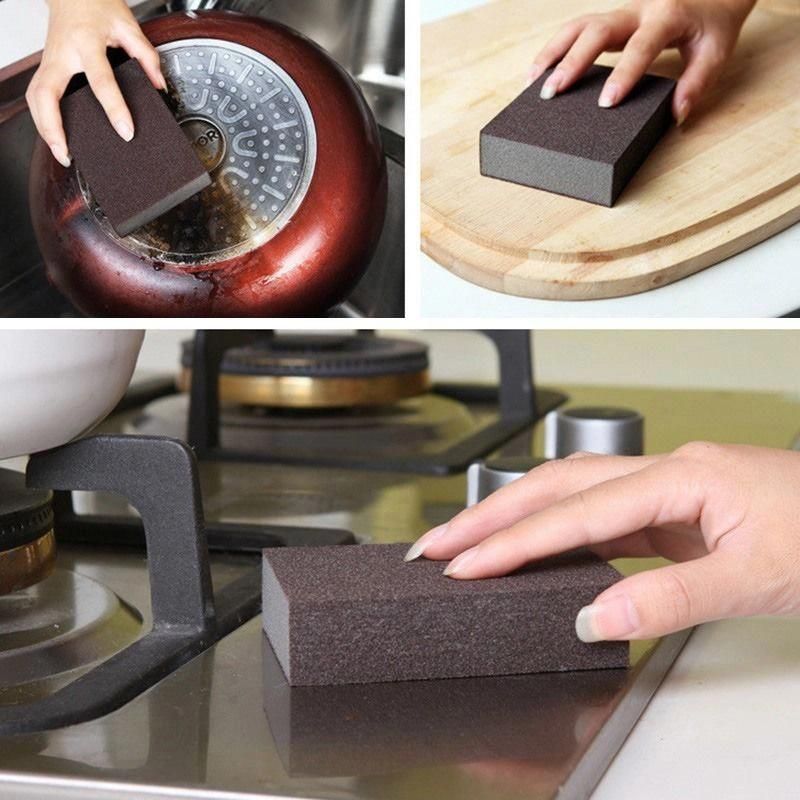 120*100*12mm Abrasive Aluminium Oxide Low Density Hand Sanding Sponge Grinding Block Polishing Pad Sheet Tools