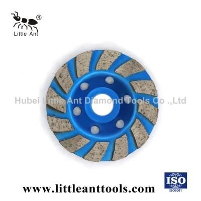 4-Inch 100mm Diamond Single Row Grinding Cup Wheel for Concrete