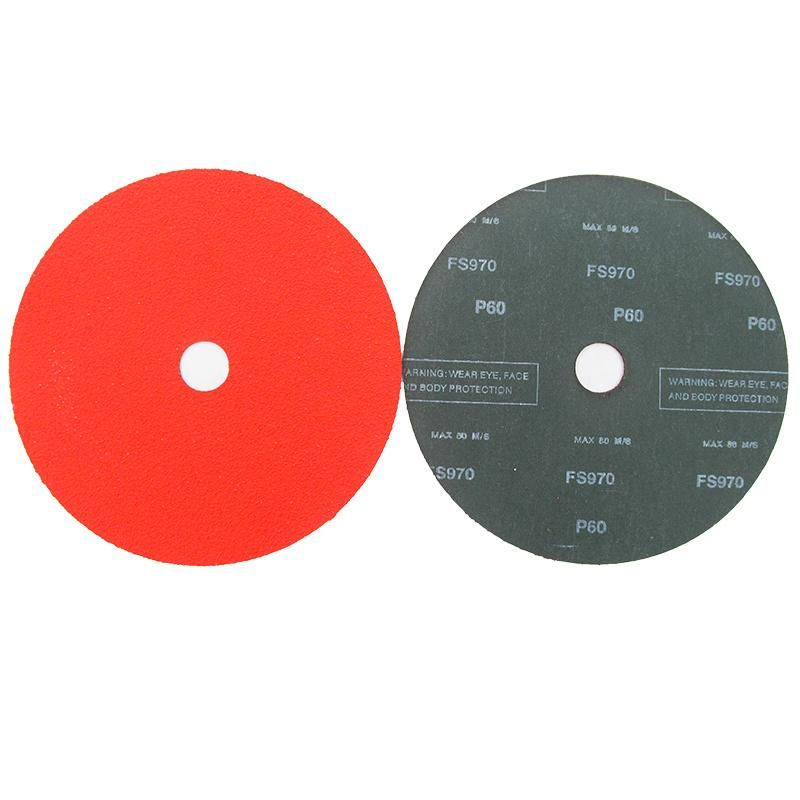 Fiber Disc Ceramic Polishing Stainless Steel 5"