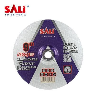 Sali 9&quot; 230X3X22.2 T42 Grinding Disc Wheel for Metal Inox with MPa Certificate