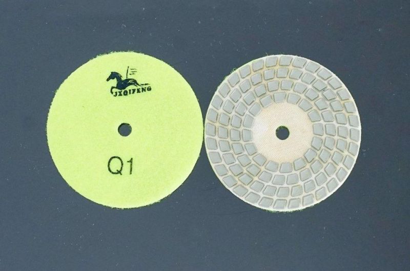 Qifeng 4-Step Diamond Polishing Pad Available for Dry Use