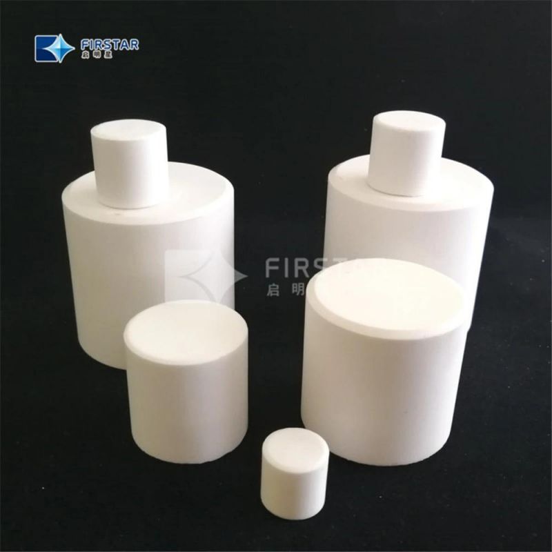 92% Alumina Ceramic Grinding Column Alumina Cylinder Liner for Vulcanizing Usage