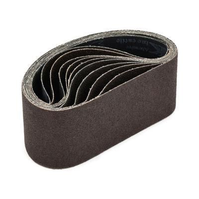 Aluminium Oxide Abrasive Sanding Belts for Polishing Wood Stainless Steel Metal Surface Grinding Rust Removing