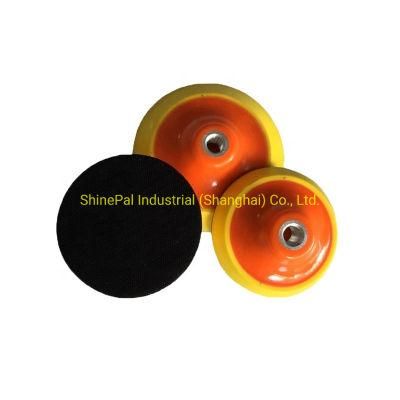 PU Backing Pad for Polishing Buffering Soft Wool with Hook and Loop Plate with Soft Edge