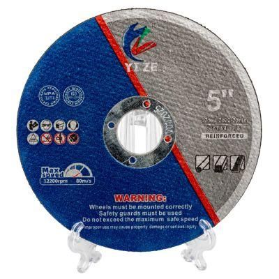 MPa Certificate High Speed 5 Inch 125*1*22 Cutting Wheel Cutting Disc for Inox and Stainless Steel