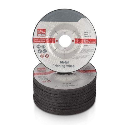 Power Abrasive Tools Grinding Wheel for 4.5&quot; Grinder - Grinding Wheels for Metal, Stainless Steel