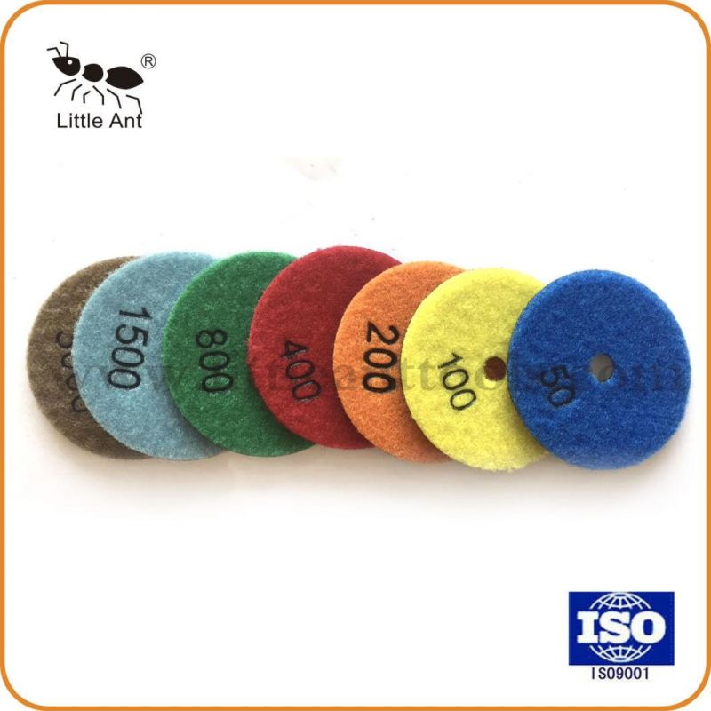 High Quality Factory Flexible Diamond Floor Marble Granite Dry Polishing Pad