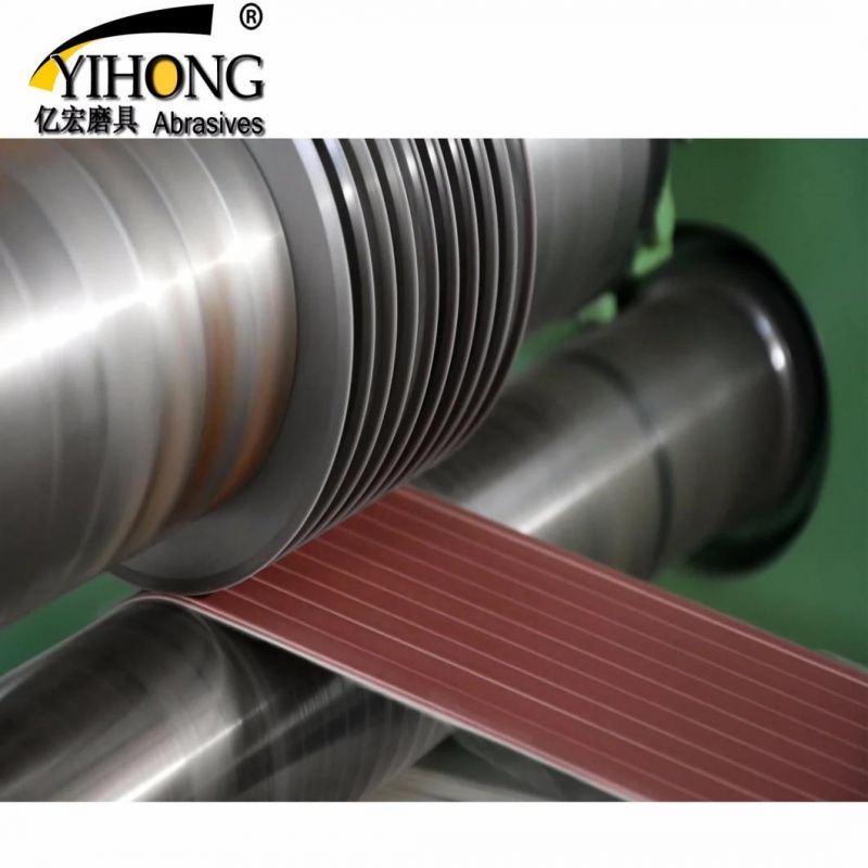 Yihong 400 Automatic Sanding Belt Slitting Machine for Small Belt Slitting