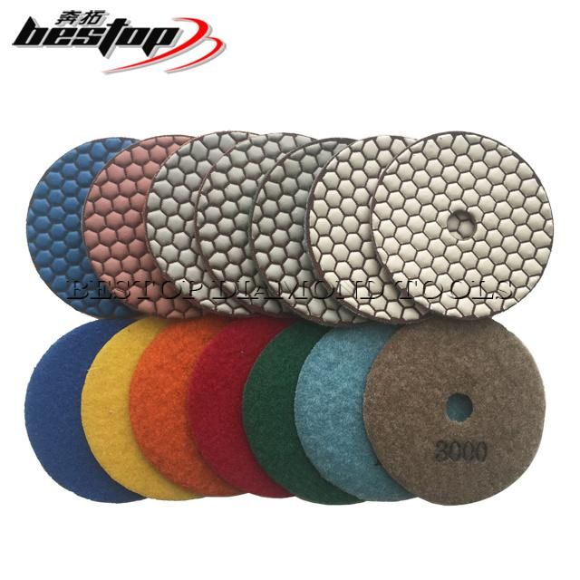 80mm Resin Marble Dry Diamond Grinding Pad