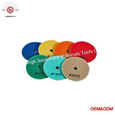 100 mm Factory Polishing Pad Abrasive Tool for Granite Slabs