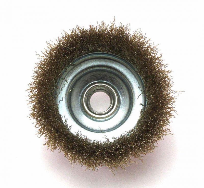 Twisted Knot Steel Wire Flat Wheel Brush