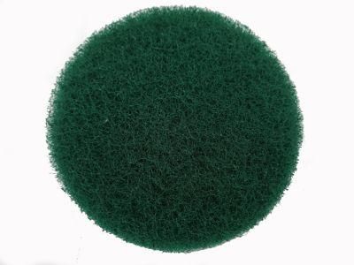 Hot Sell 5 Inch 6inch 7inch Green Grey Red Round Non Woven Hook and Loop Velcro Scouring Disc