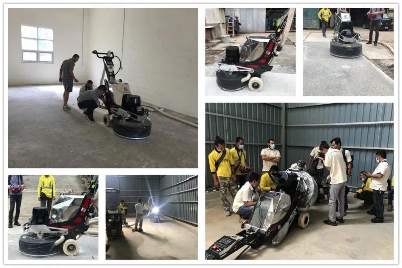 800mm High Power Heavy HMI Remote Control Concrete Floor Grinder and Polisher