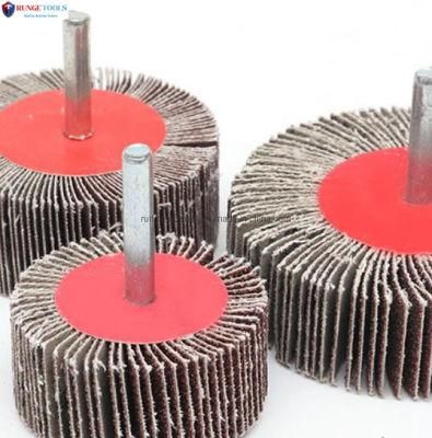 Alumina 2X1X1/4inch Internal Grinding Flap Wheels for Remove Rust and Weld Burr of Metal Stainless Steel Power Tools