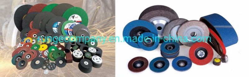 Premium Electric Power Tools Resin Bond Grinding Abrasive Disc, T42 Inox, 5 Inch 125 mm X 6.0 mm