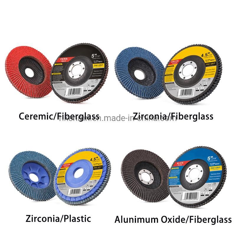 High Density Abrasive Grinding Wheel Abrasive Cloth Angle Grinder Flap Disc