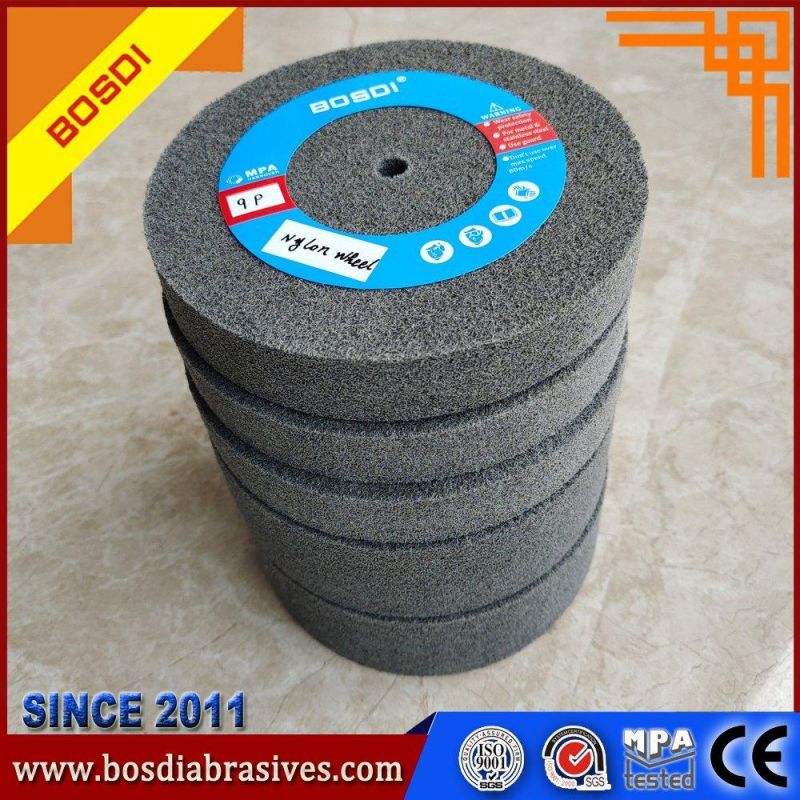 6"X25mm Abrasive Nylon Flap Disc/Wheel Polishing for The Magnesium Aluminum Alloy, Magnalium,Titanium Alloy,Stainless Steel,Copper,Tile,Stone,Wood,Cemented Carb