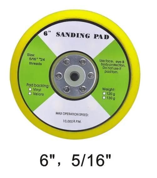 Strong Type 5inch Reinforced Sander Backing Pad