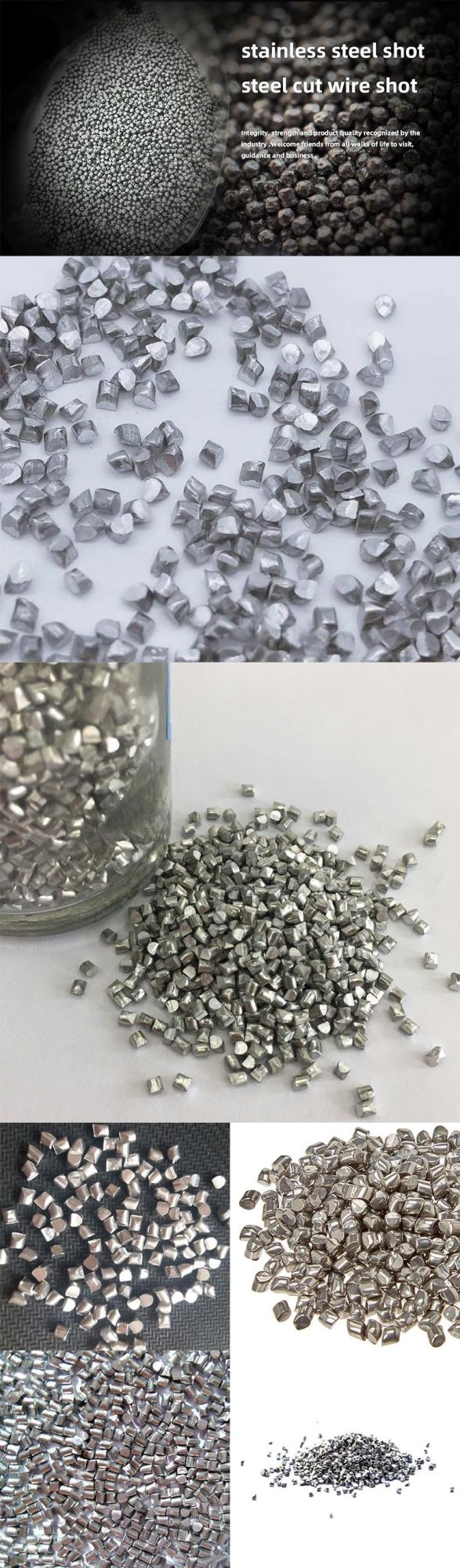 Chinese Factory Supply Aluminum Cut Wire Shot for Shot Blasting Polishing