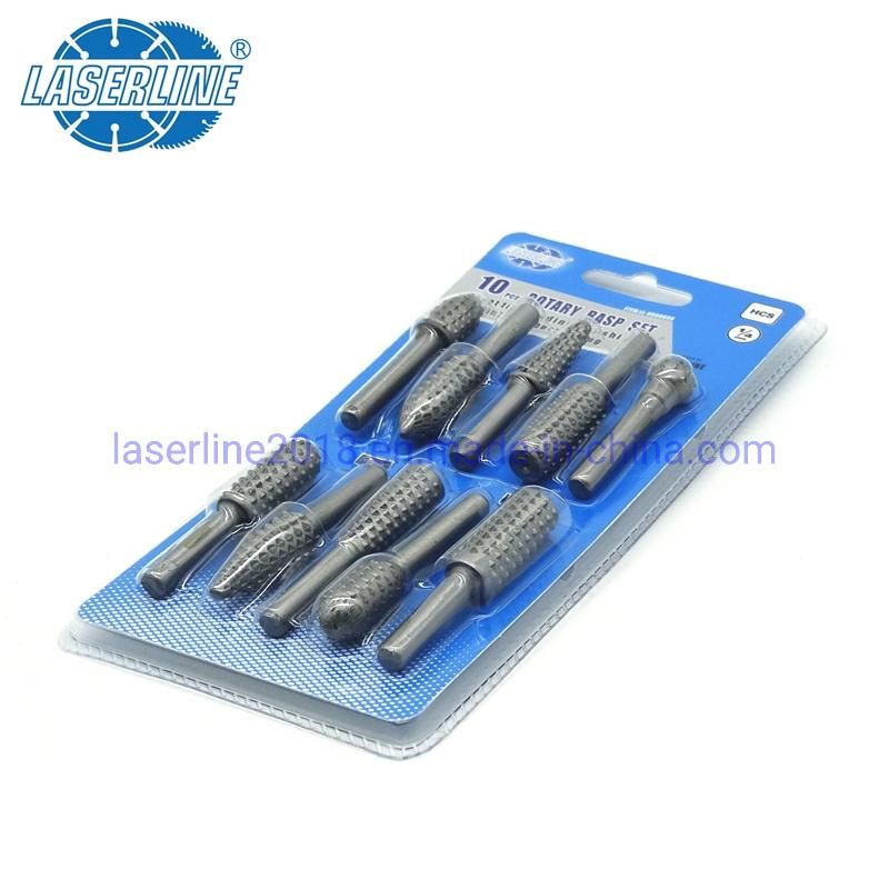 10PCS Rotary Rasp Set Polishing Set Carving Set