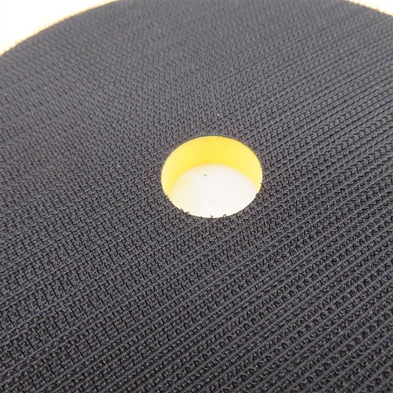 7 Inch 5/8"-11 Thread Hook & Loop Backing Pads for Recessed Foam Pads and Wool Buffing Pads