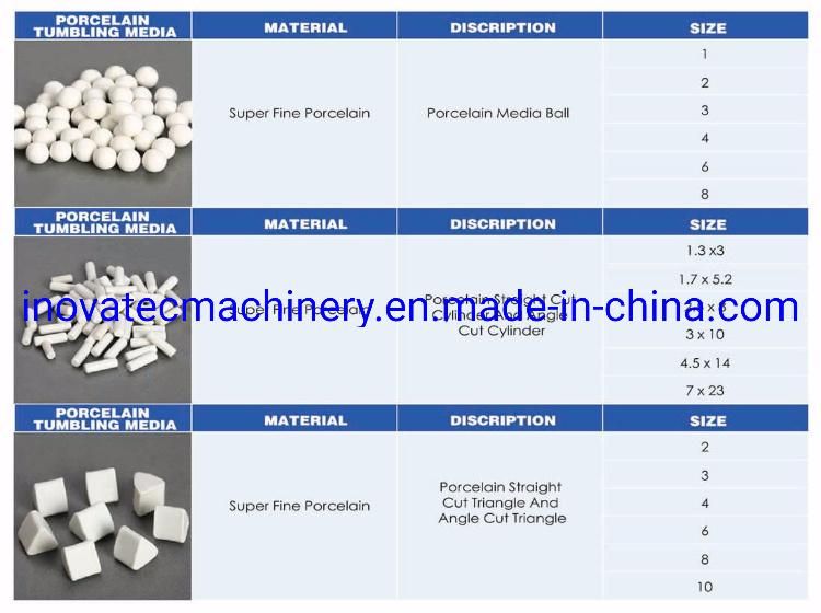 3X3 Tristar Tumbling Media for Metal Deburring and Grinding England