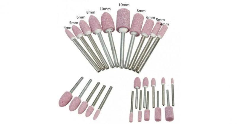 100 PCS Abrasive Stone Point Grinding Head Wheel Tool Kit