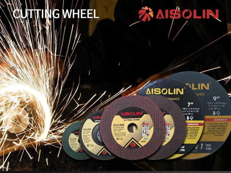 107X1X16mm Long Life Cutting Disc 4 Inch Steel Metal Wheel Cut off Fiber Disc for Chop Stroke Machine