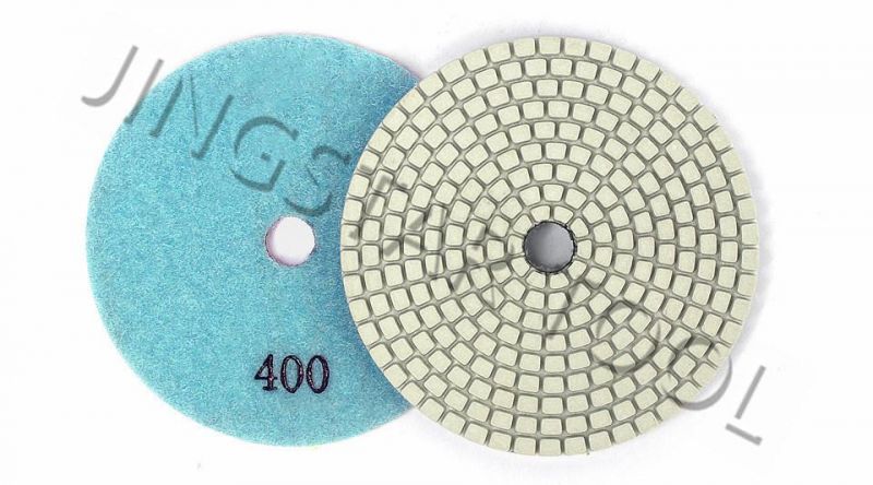 Resin Flexible Wet Diamond Marble Concrete Stone Polishing Pads