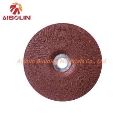 High Speed Welding Applications Fiberglass Reinforced Flap Disc Grinding Wheel for Customized 6mm Thickness