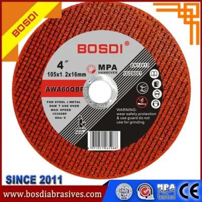 Top Quality China Abrasive Wheel, Cutting Wheel for Stainless Steel, Iron