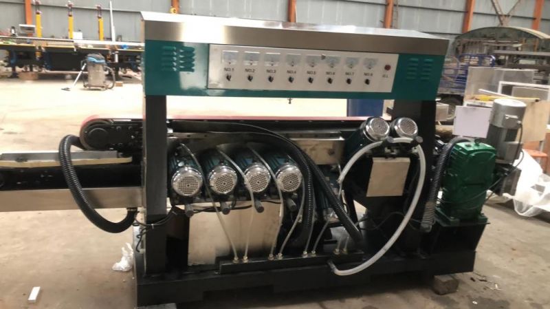 Glass Edging Machine Glass Straight Edge Polishing Machine Glass Grinding Machine Straight Edge Glass Machine with Horizontal Platform CE Certificated