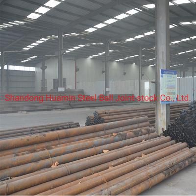 HRC55 Grinding Steel Rods 100mm for Mining Industries Lower Consumption