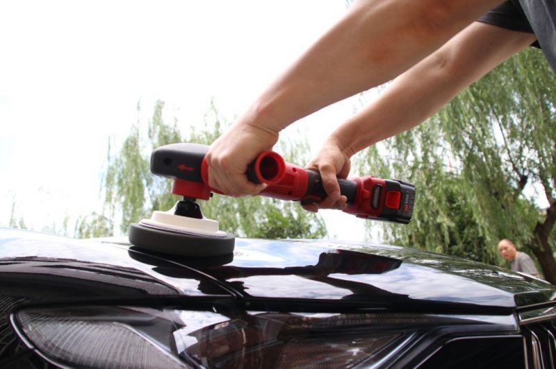 China Factory 5000mAh Li-ion Battery Cordless Orbital Polisher Car Polisher Electric Tool Power Tool