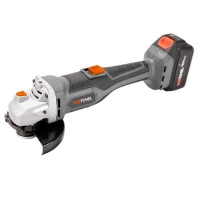 Hot Sell 20V Lithium Battery Power Tools Rechargeable 125mm Cordless Angle Grinder