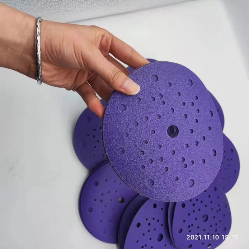 6 Inch Ceramic Polishing Pad with Material Purple Color for Metal