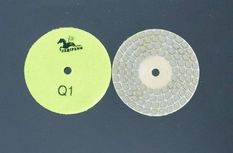 Top Qifeng Granite and Marble Stone 4-Step Diamond Polishing Pad