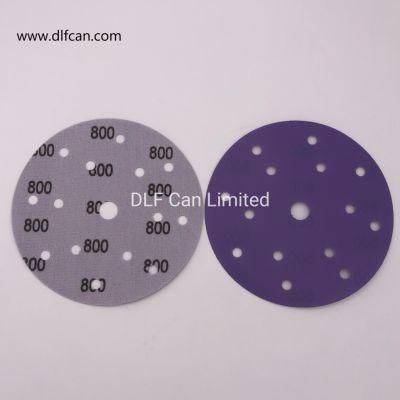 High Quality 6 Inch Purple Sanding Disc P800
