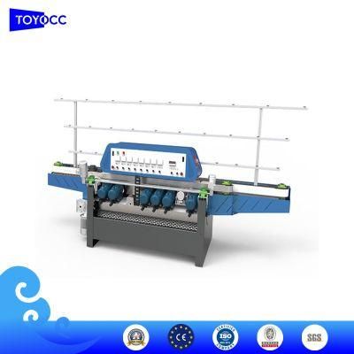 Glass Double Edger Polishing-Beveling Machine Edge Sanding Smoothing Machine Glass Edge Polishing Machine with Manual