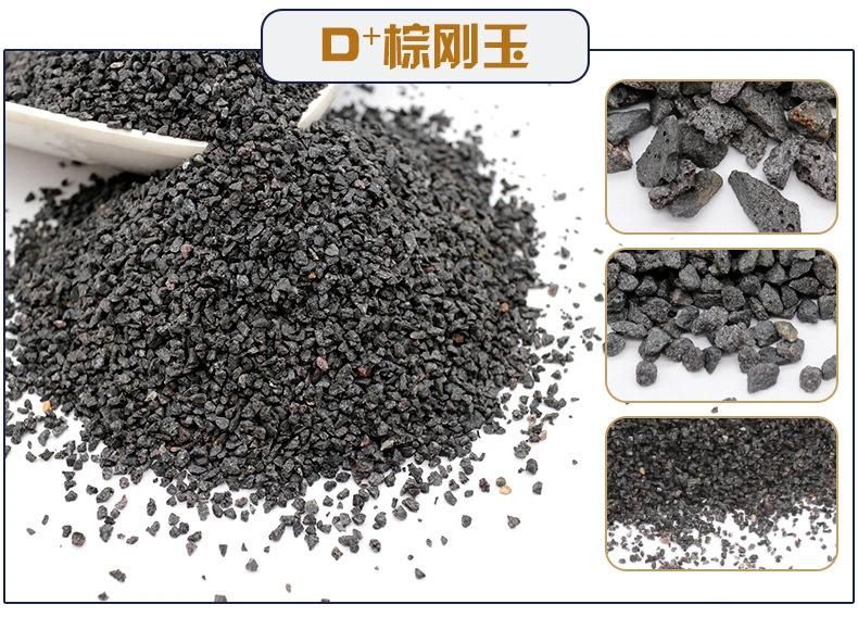 China Supplier Refractory Shot Blasting Abrasive Sand Brown Fused Aluminum Oxide