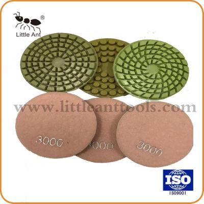 Spiral, Straight, Cylindrical Teeth Concrete Diamond Polishing Pad