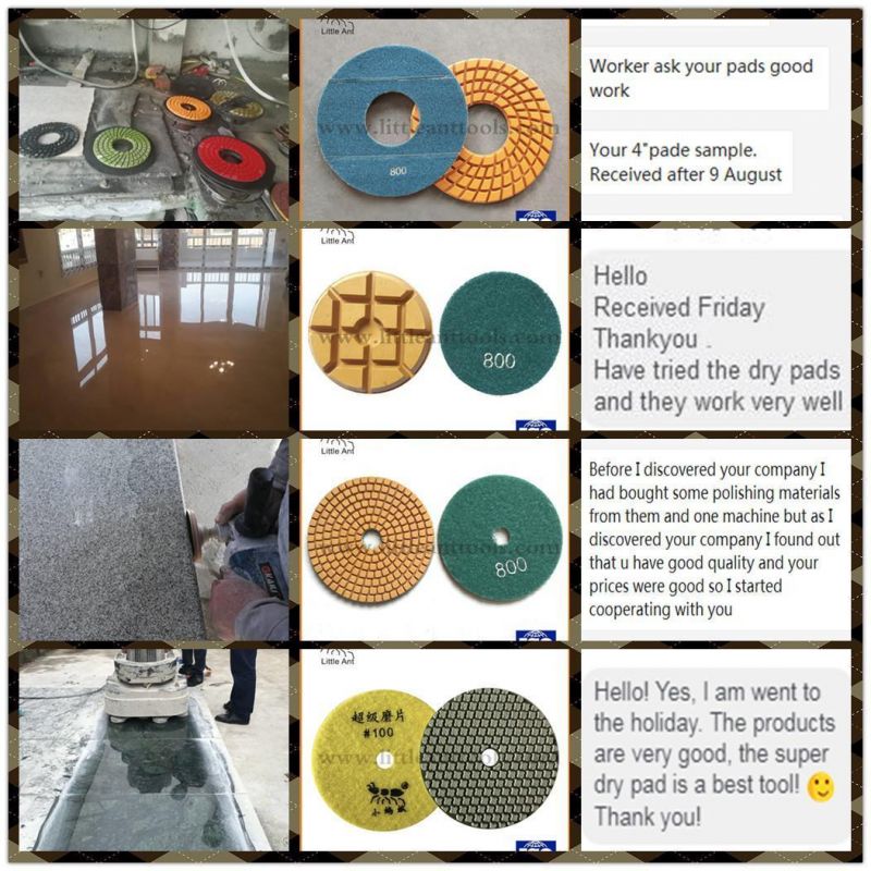 5inch Dry Polishing Pad for Granite, Marble, Quartz and Stone