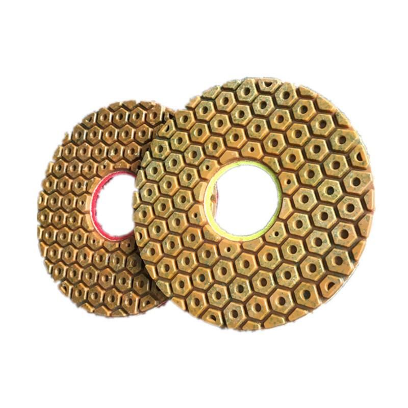 China Promote 125mm Wet Marble Quartz Granite Diamond 3 Marble Polishing Pads