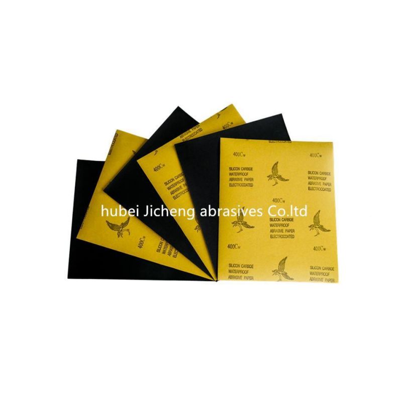 Craft Paper Backing Customized 9"*11" Silicon Carbide Waterproof Abrasive Paper Sanding Paper