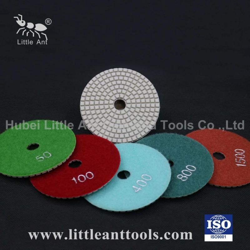 Very Good Diamond Flexible Dry Polishing Pads for Granite/Marble/Concrete