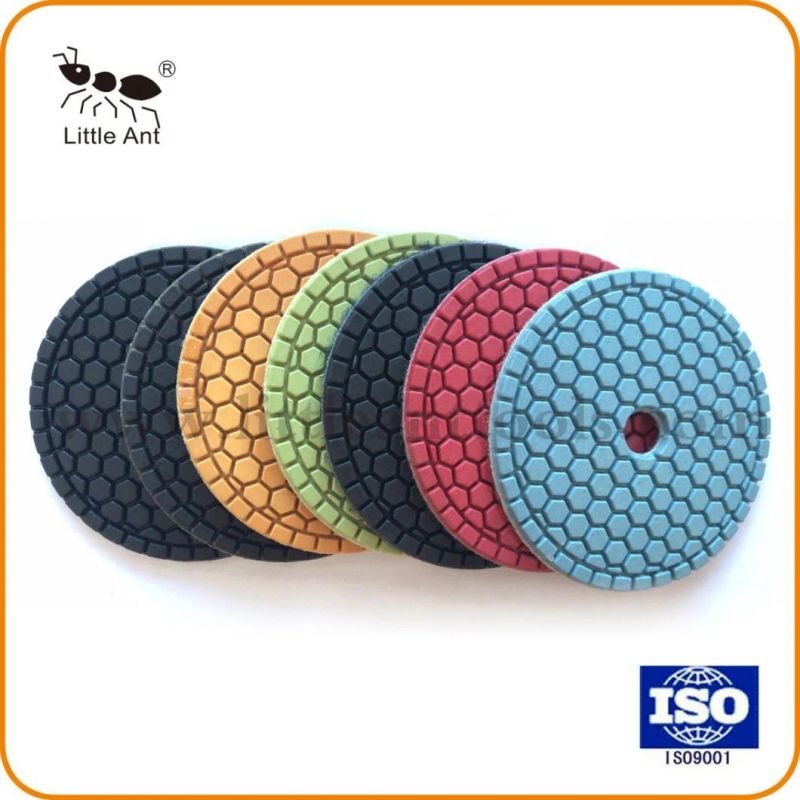 4′ Wet Polishing Pad Marble Flexible Polishing Pads