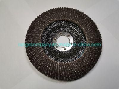 Power Electric Tools Accessories 4&quot; High Density Abrasive Grinding Aluminum Oxide Flap Disks Sandpaper Wheels 80 Grit