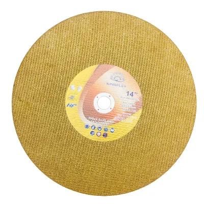 355X2.5X25.4 Yellow Cutting Wheel for Iron